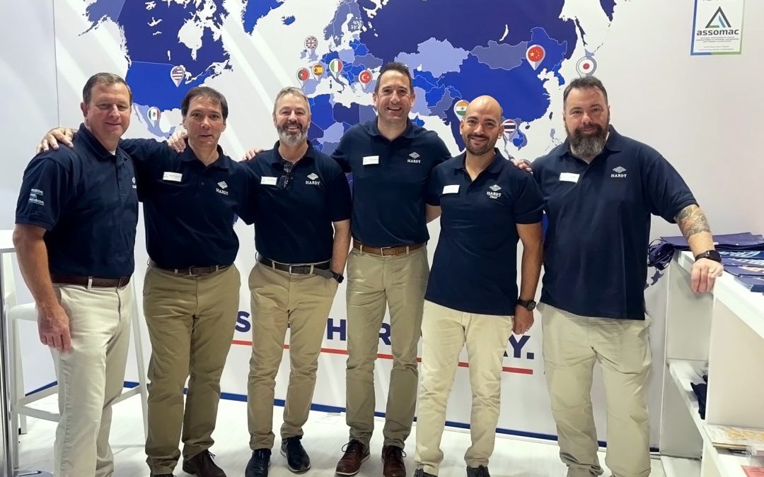 Hardy at Simac Tanning Tech Expo